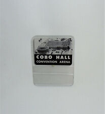 Vintage Cobo Hall Convention Arena Detroit Michigan Badge Visitor Employee Pass picture