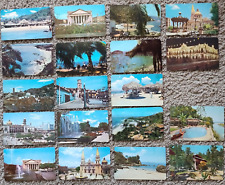 1960 Lot of 19 Tarjeta Postal Color Postcards Puerto Vallarta Guadalajara Mexico picture