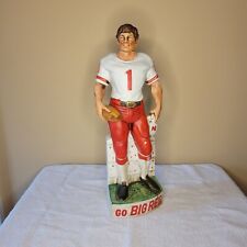 1972 Nebraska Cornhuskers Go Big Red Football Player McCormick Whiskey Decanter  picture