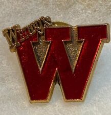 Vintage Wendy s W Employee Staff Lapel pin  picture