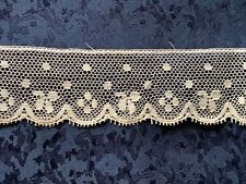 Beautiful Vintage French Lace Edging - Flowers and Plumetis 120cm by 3.5cm picture