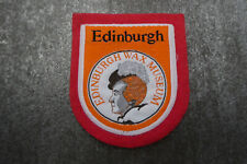 Edinburgh Wax Museum Woven Cloth Patch Badge (L13S) picture