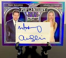 MARK WAHLBERG & AMANDA SEYFRIED 2024 LEAF POP CENTURY CO-STARS DUAL AUTO 1/1 TED picture