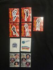 1997/1998 LOT OF 9 NBA UPPER DECK STICKERS DOUBLES NO STICKER  picture