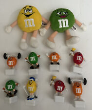 M&M's Lot 10 Square Sport Skiing, Skating, Hockey Olympic Torch & Plush 1991 picture