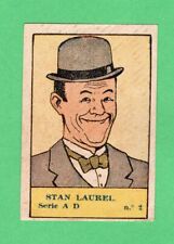 1930's Stan Laurel ESTRELLAS DE CINE  # 2 Film Star Card UNGLUED picture