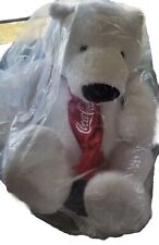 Huge Giant Coca Cola Plush Polar Bear Scarf est.26