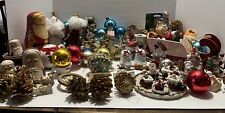 Vintage Mixed Lot Of Christmas Ornaments picture