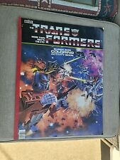 VINTAGE The Transformers Large Size COLORING BOOK 1984  picture