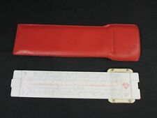 VINTAGE CZECHOSLOVAKIA BOHEMIA WORKS LOGAREX 27205 SLIDE RULE WITH CASE picture