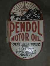 Porcelain PENDOL MOTOR OIL Sign SIZE 25.5