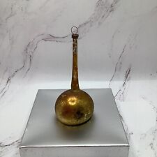 Antique Early 1900’s Mercury Glass Long Neck Sphere Ornament Made In Germany picture