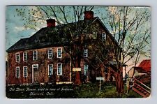 Marietta OH-Ohio, Old Block House, Antique, Vintage Souvenir Postcard picture