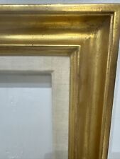 Real Gold Gilded Antique Frame with Linen Liner 36” x 36” For Painting picture