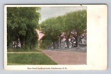 Charlestown NH-New Hampshire, Main Street Looking South, Vintage Postcard picture
