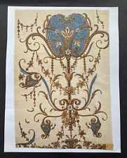 French Antique C.1860s Opulant Textile Design picture