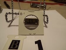 Vintage Disabled Veterans Mini License Plate Key Chain Ring Tag. California picture