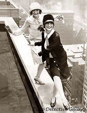 Roaring 20s Flappers Dancing on Rooftop - 1920s - Historic Photo Print picture