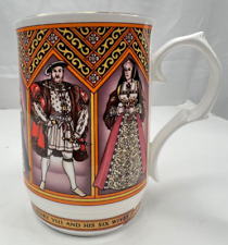 James Sadler and Sons King Henry VIII & His Six Wives Cup Mug Fine Bone China picture