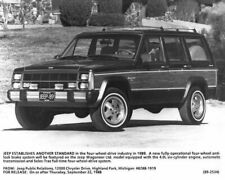 1989 Jeep Wagoneer Limited Truck Press Photo with Text 0023 - XJ picture