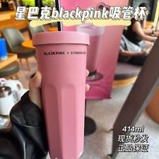 NEW Starbucks 2023 Korean Blackpink Barbie Pink Straw Cup Tumbler Halloween Gift picture