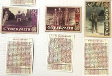 Combo 1990s Doctor Who Cybermen Foil 4-6 Trading Cards, Joining Them is Logical picture