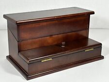 Bombay Company Vintage Wooden Box Desk Organizer picture