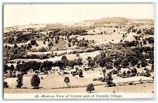 Phelps NH Postcard RPPC Photo Birds Eye View Of Central Part Of Franklin Village picture