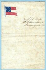 Confederate Patriotic Letter-sheet, in Color picture
