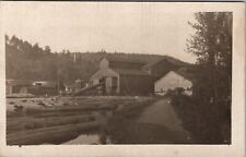 RPPC View of Early Saw Mill c1909 Postcard Y17 picture