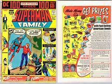 Superman Family #164 Comic 100 Page Super Spectacular Mid Grade C High Rez Scans picture