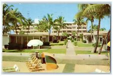 1954 Tom Rafflington Golden Strand Miami Beach Florida FL Unposted Tree Postcard picture