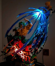 YunQi Studio Dragon Ball Broly vs Gogeta Resin Statue Model LED H73cm picture