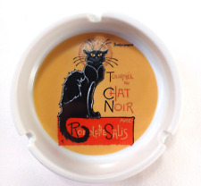 Black Cat Tournee du Chat Noir Porcelain Ashtray picture