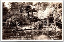 San Francisco California Oriental Garden Postcard RPPC Real Photo  picture