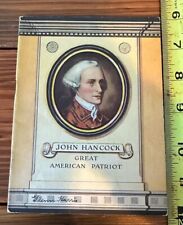 c1930 John Hancock The Great American Patriot Mutual Life Insurance Book picture