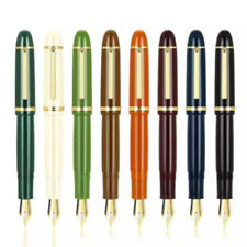 New Colours Jinhao X159 Fountain Pen Acrylic Big Size Pen EF/F Golden/Silver Pen picture
