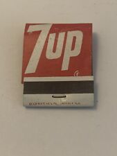 Vintage 7UP Matchbook Full Unstruck Advertisement Matches Souvenir Collect picture
