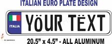 ITALIAN  Italy European EEC Aluminum License Plate Custom Personalized ITALIA picture