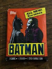 1989 Topps Batman Series 2 Trading Card Pack picture