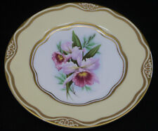 FLOWERS OF THE FIRST LADIES COLLECTOR PLATE, CAROLINE HARRISON, ORCHID, WOODMERE picture