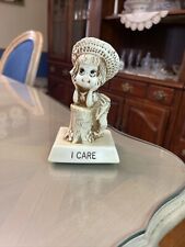 Vtg  1976 Russ Berrie Figure 9106  I Care Girl - Sweet Thinking Of You Gift picture