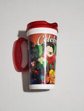 DISNEY PARKS Vintage Mickey Mouse Christmas Refillable Cup With Lid  picture
