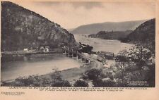 Harper's Ferry West Virginia 1907 Postcard Bridge Junction Potomac Shenandoah N4 picture