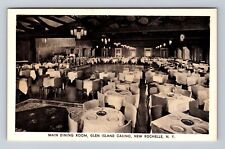 New Rochelle NY-New York, Glen Island Casino, Advertising Vintage Postcard picture