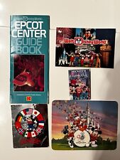 Vintage Disney Items (Brochures, Postcards, Decal and Pin) picture