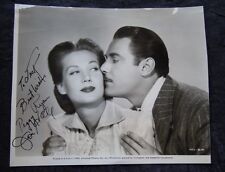 Rare Peggy Ryan and Jon Hall Signed Photo Auto picture