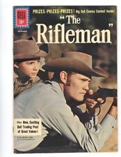The Rifleman #8 Dell 1961 FN/VF or better Chuck Connors Photo Cover Combine picture