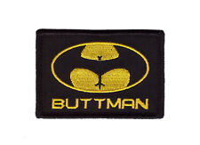 Buttman Funny Batman Parody Morale Patch for VELCRO® BRAND Hook Fasteners picture