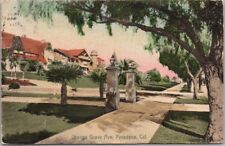 1908 PASADENA, California Hand-Colored Postcard 